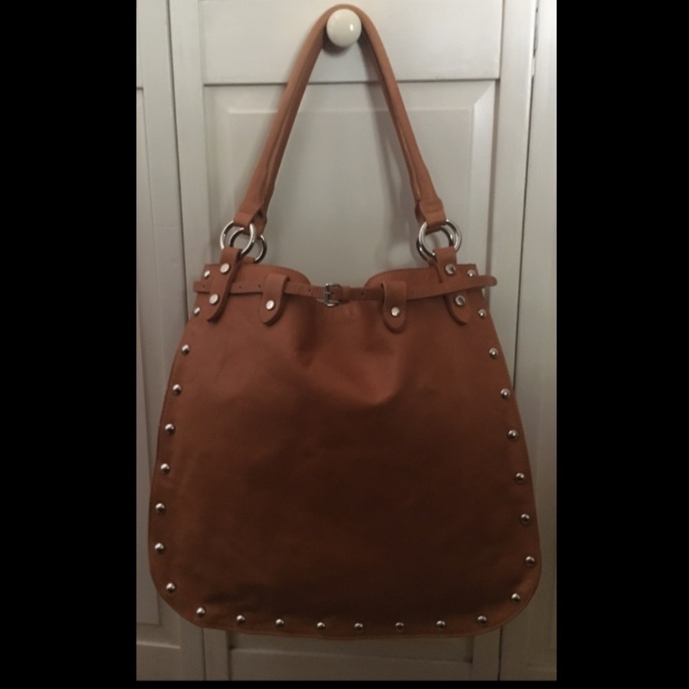 MAURIZIO TAIUTI DESIGNER LEATHER TOTE BAG ITALIAN